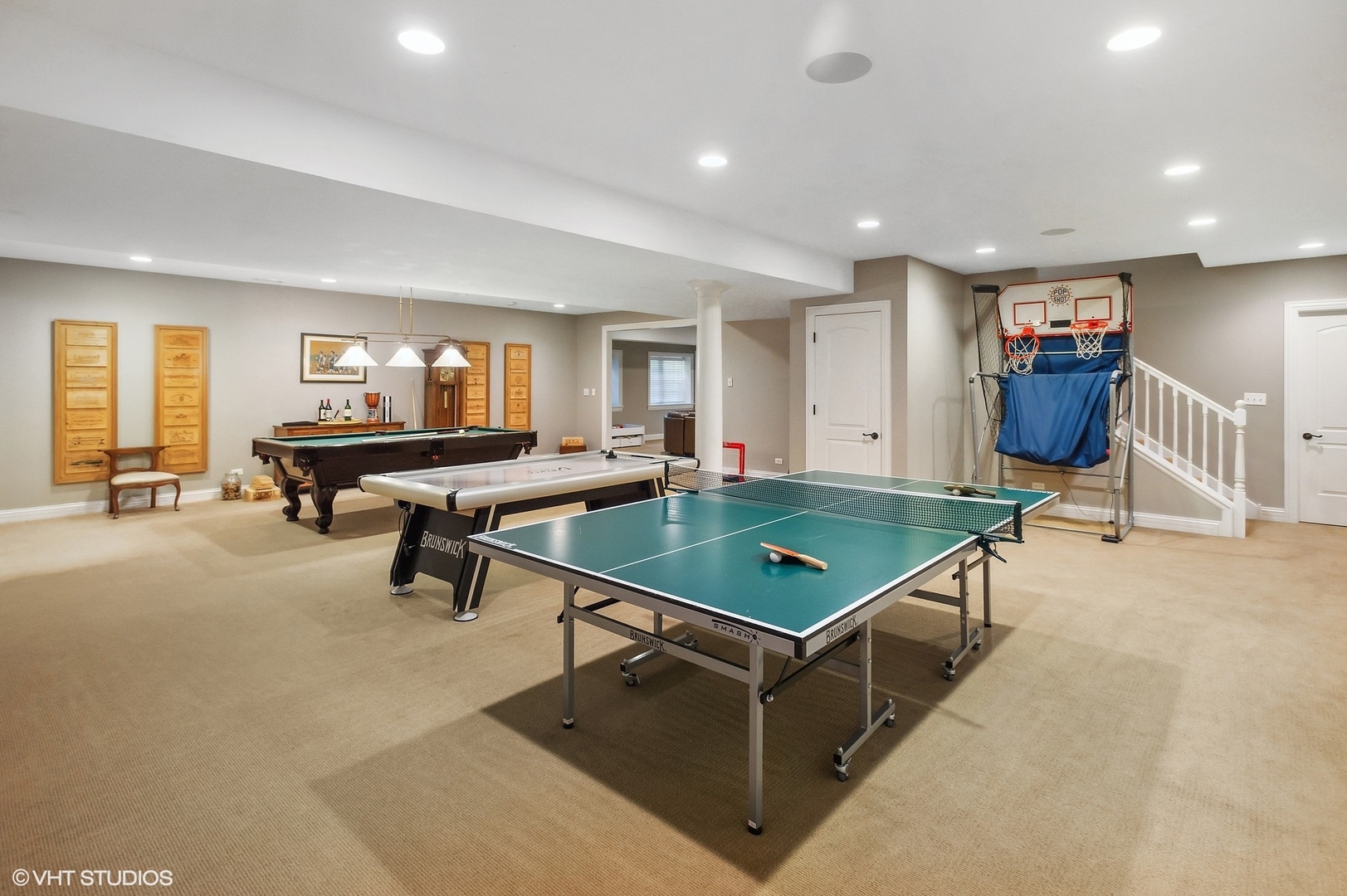 733 York Road Glenview, IL 60025 - Photo 11 of 21 a room with furniture pool table gym equipment and a window