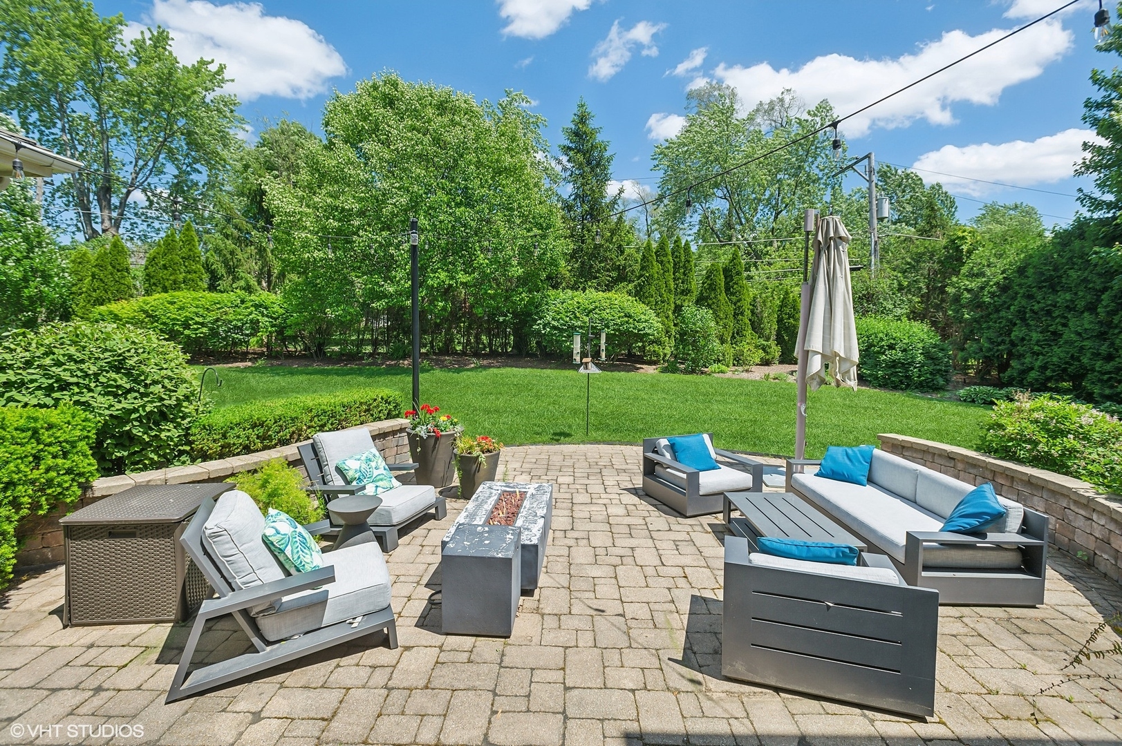 733 York Road Glenview, IL 60025 - Photo 16 of 21 a view of a patio with couches chairs and a yard