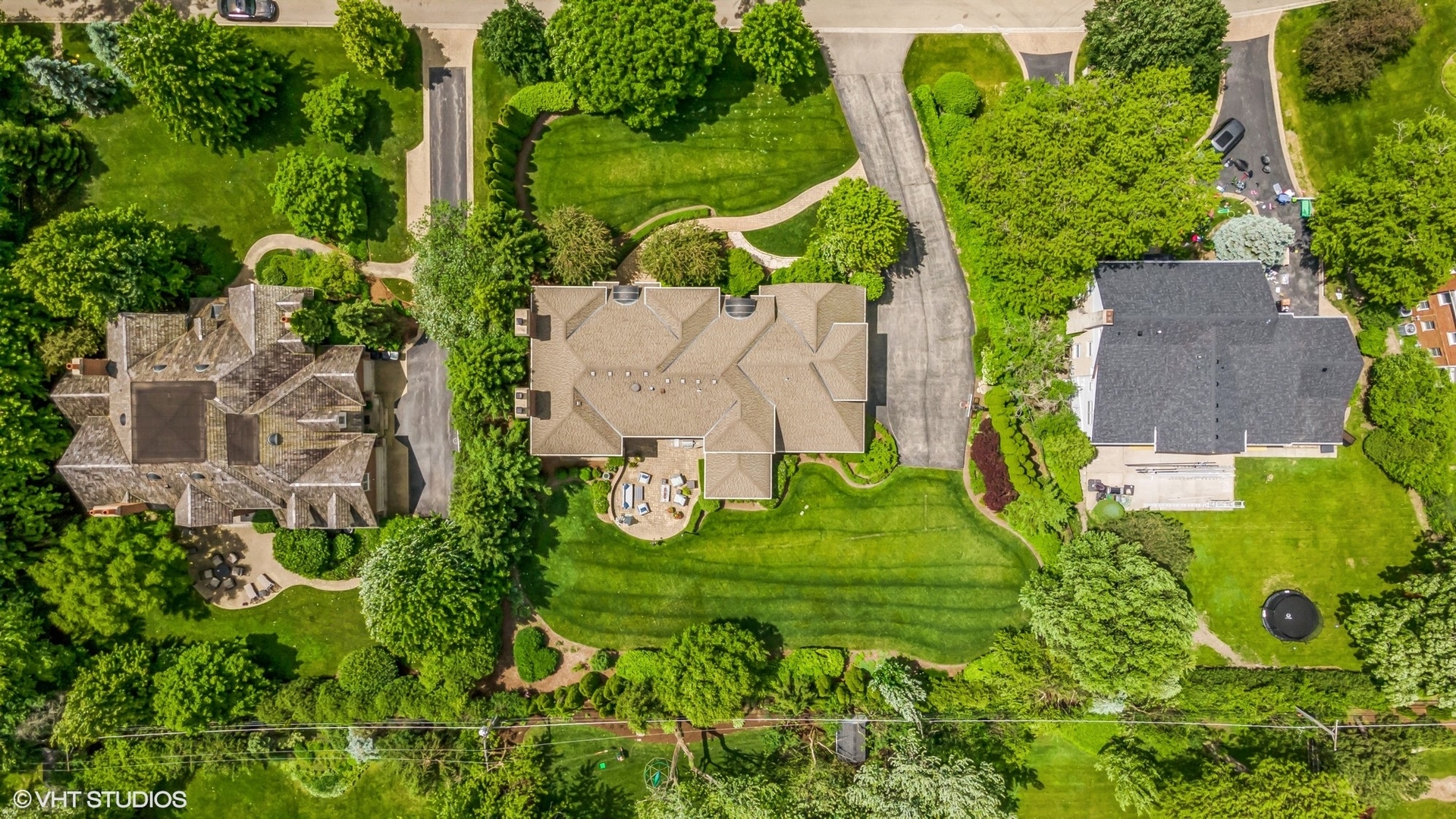 733 York Road Glenview, IL 60025 - Photo 20 of 21 an aerial view of a house with a yard basket ball court and outdoor seating