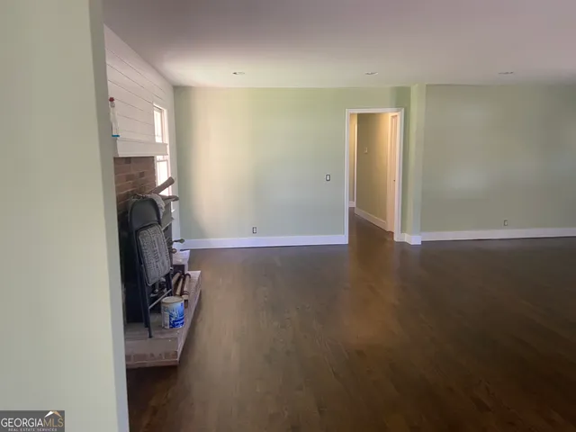 a view of a storage & utility room with closet