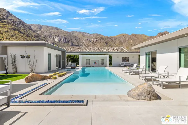 a house view with a outdoor space