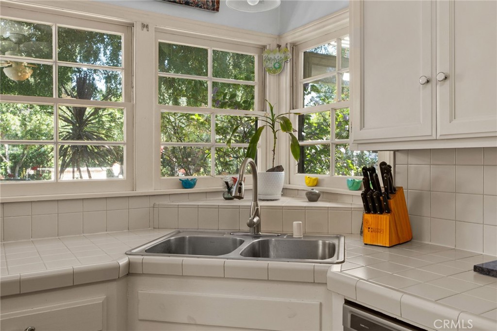5180 Stonewood Drive Riverside, CA 92506 - Photo 16 of 49 a kitchen sink with a potted plant on the counter