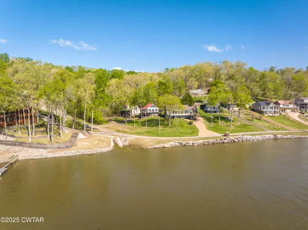 a view of a swimming pool with an ocean