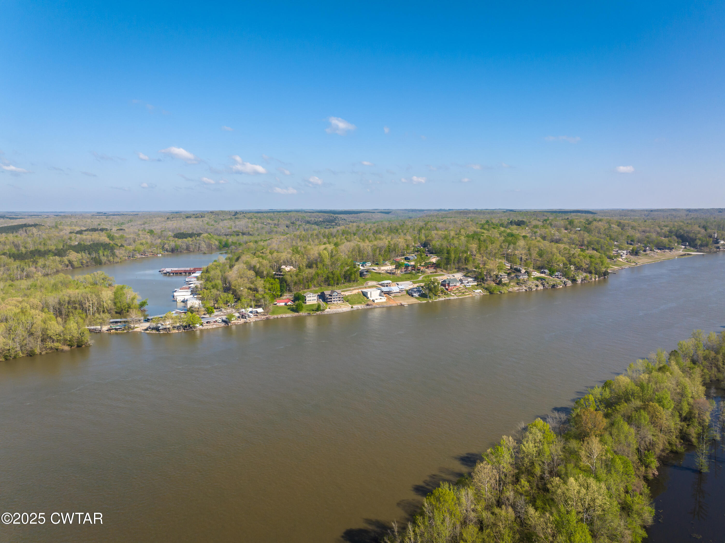 229 Bill Perry Drive Sugar Tree, TN 38380 - Photo 41 of 42 an aerial view of ocean and residential houses with outdoor space