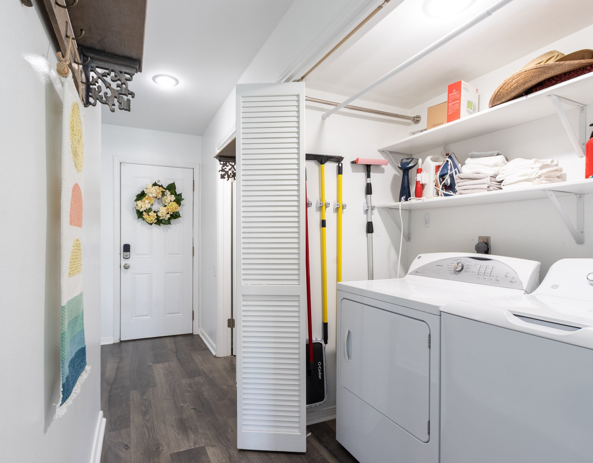 17609 Termini-San Luis Pass Road Galveston, TX 77554 - Photo 22 of 37 a storage room with a washer and dryer
