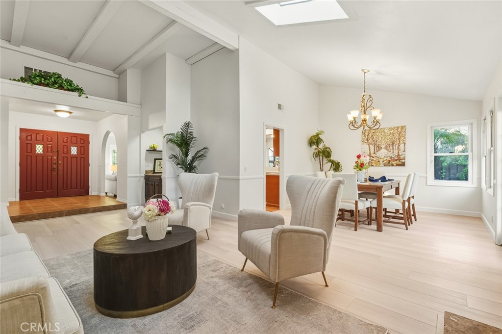 21465 Running Branch Road Diamond Bar, CA 91765 - Photo 33 of 47 a living room with furniture and a chandelier