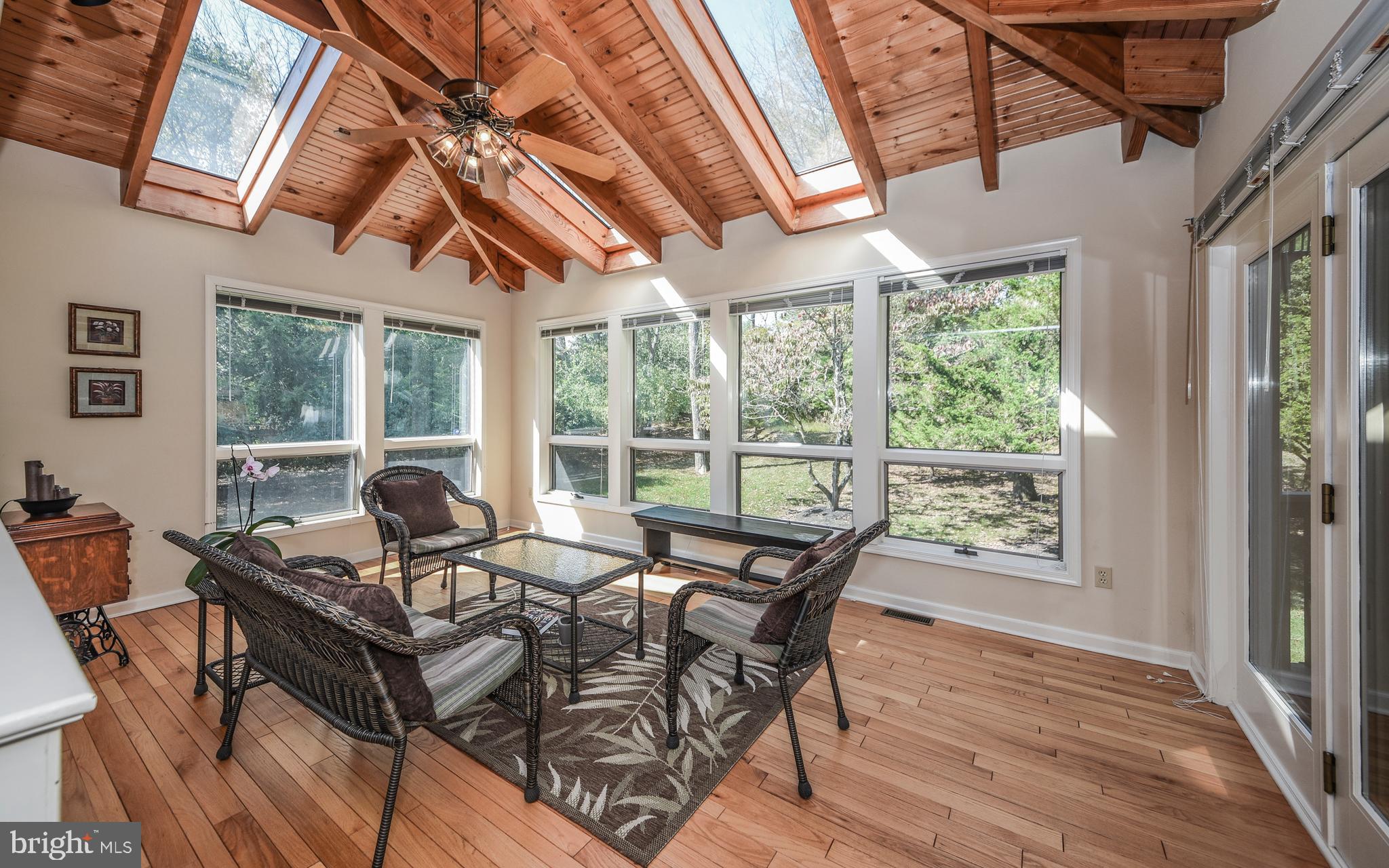 1005 Stonebridge Road Lower Gwynedd, PA 19002 - Photo 21 of 47 Sun Room with Vaulted Ceiling and Skylights