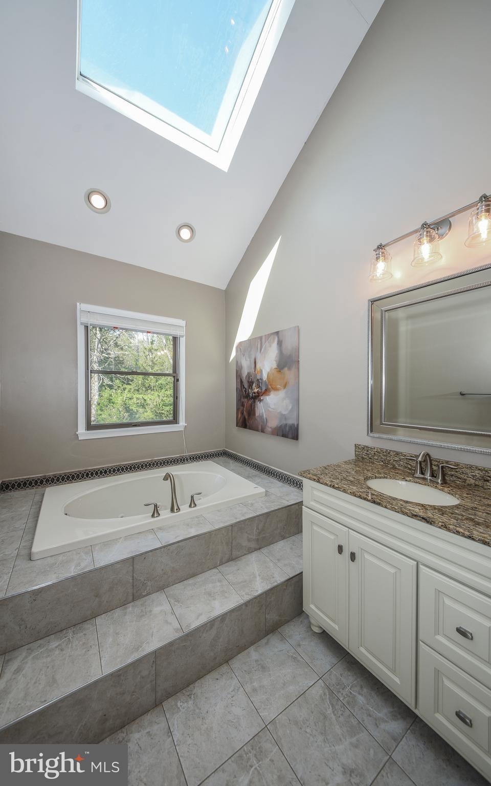1005 Stonebridge Road Lower Gwynedd, PA 19002 - Photo 28 of 47 Master Bath with Jacuzzi Tub and Skylights