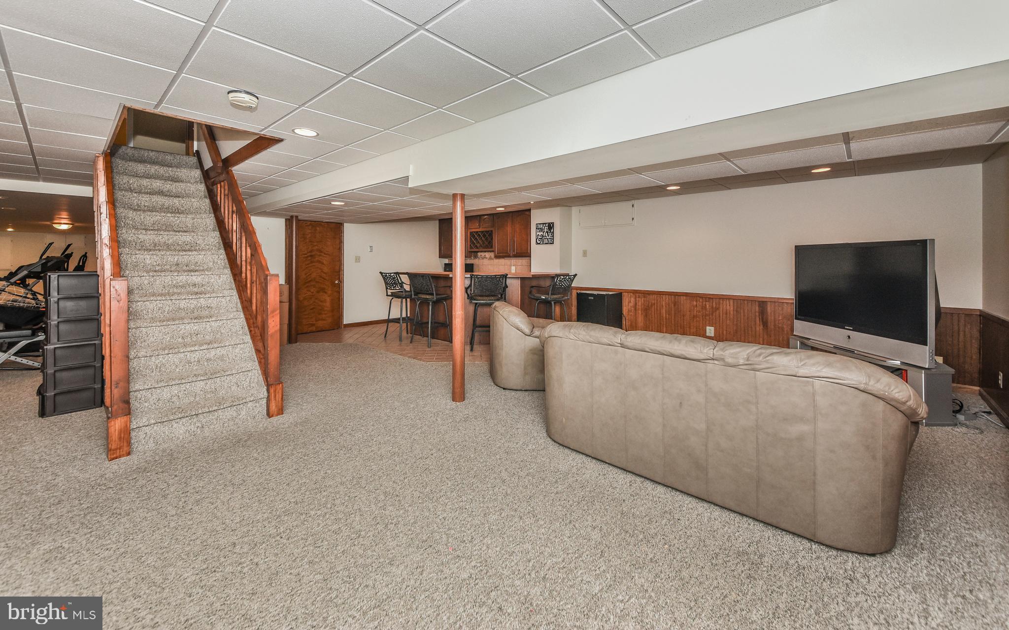 1005 Stonebridge Road Lower Gwynedd, PA 19002 - Photo 35 of 47 Finished Basement Entertainment Area