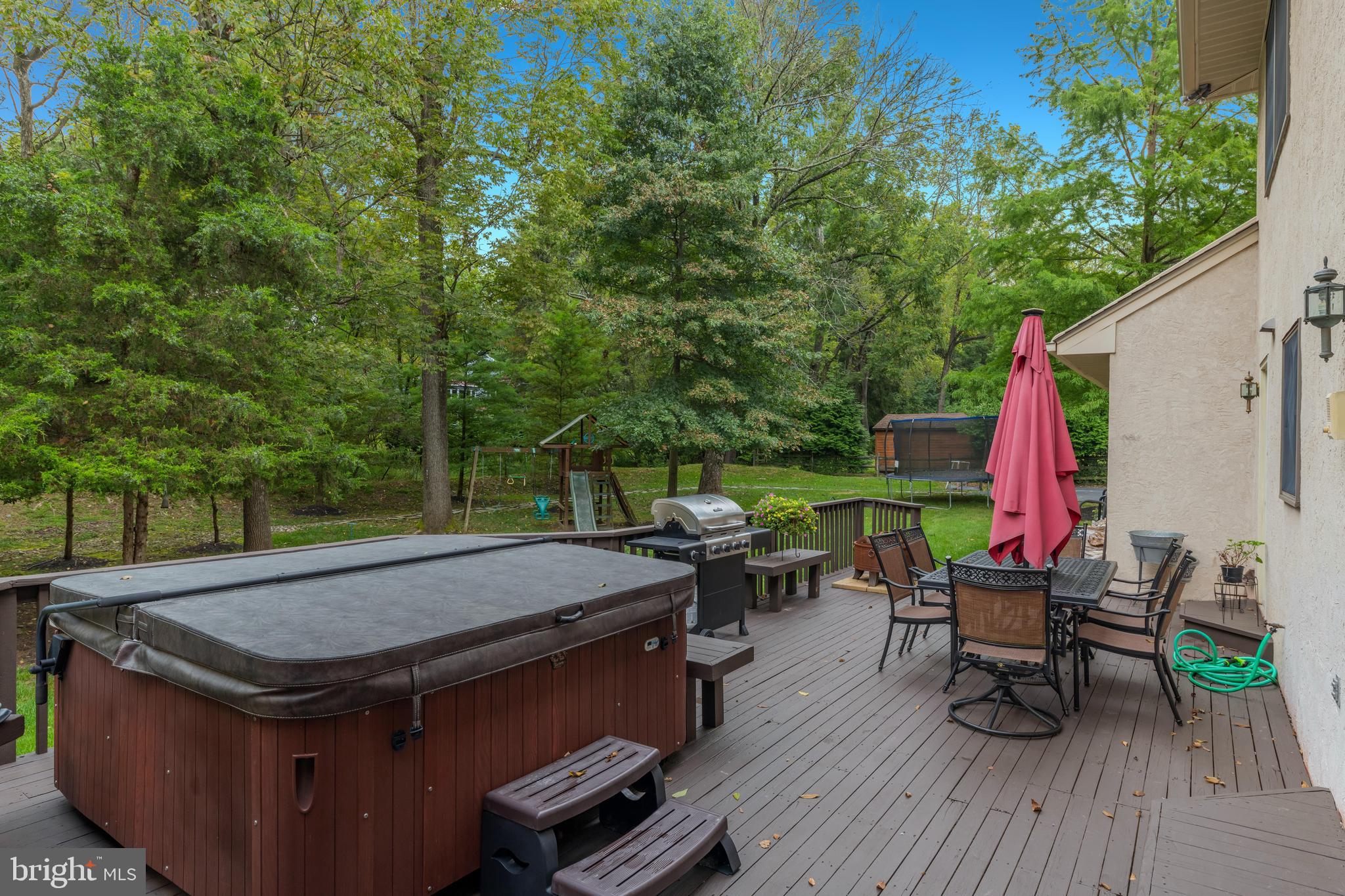 1005 Stonebridge Road Lower Gwynedd, PA 19002 - Photo 7 of 47 Deck with Hot Tub