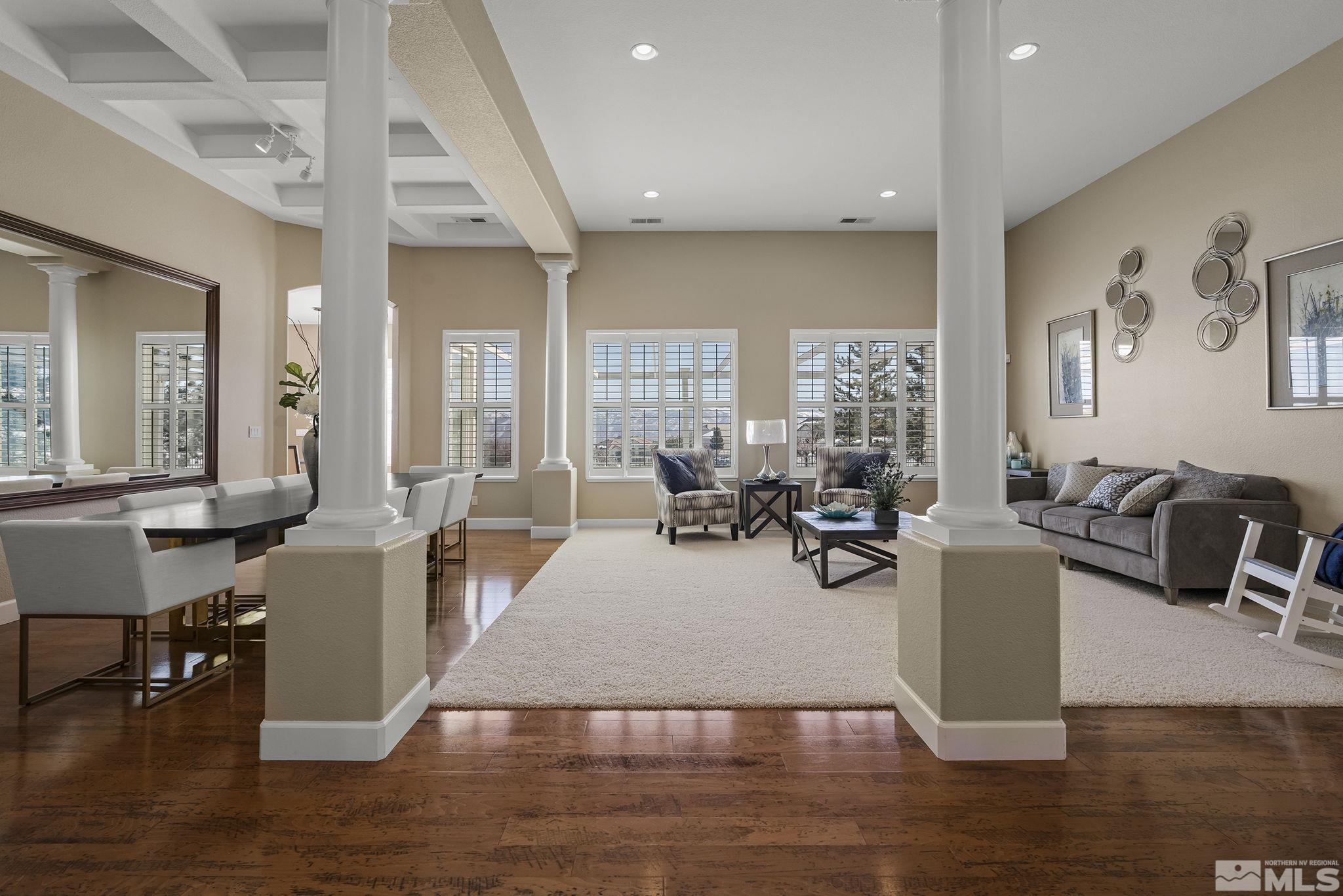 6982 Peacepipe Court Reno, NV 89511 - Photo 2 of 28 a living room with furniture window and wooden floor