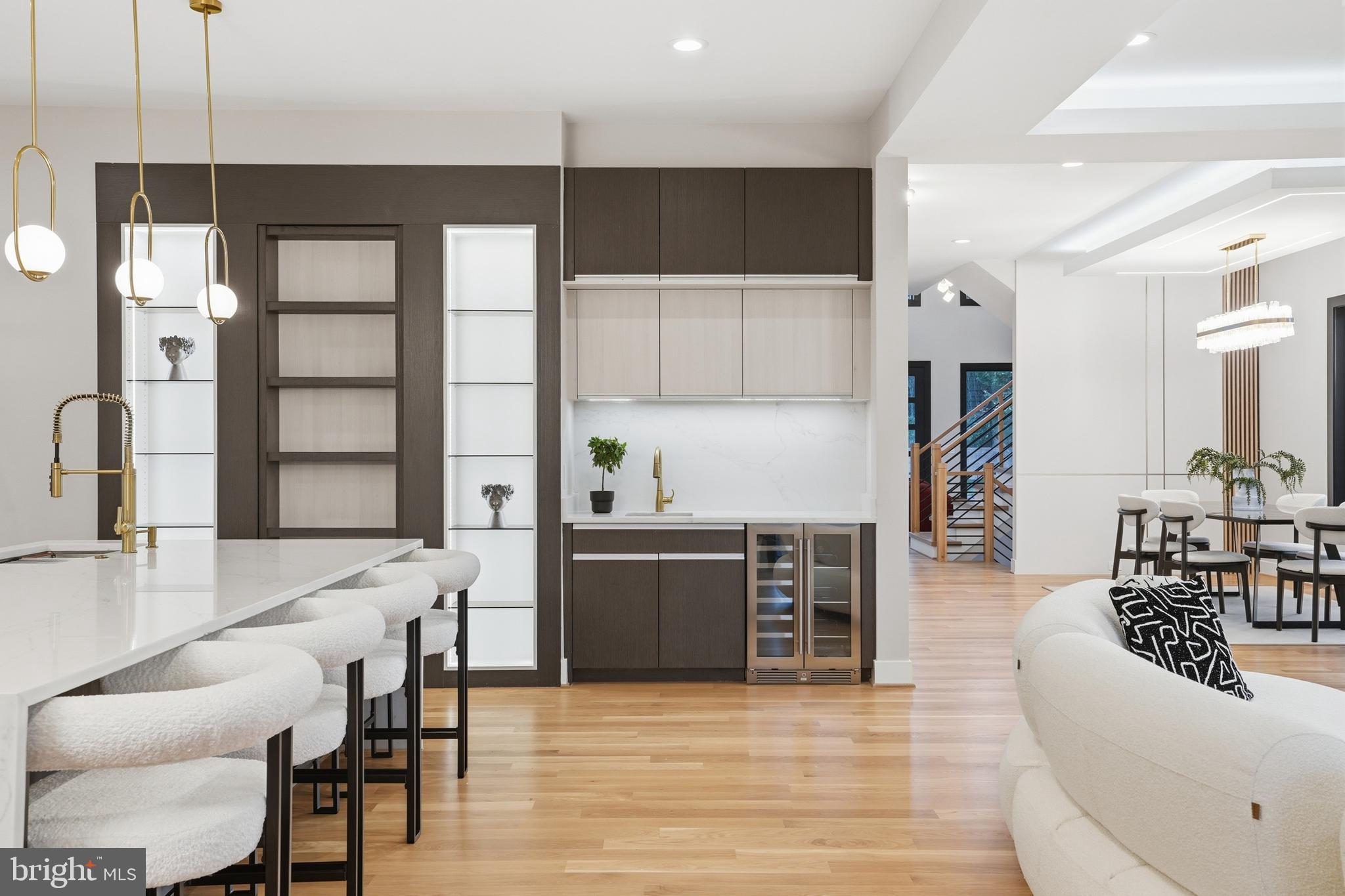1805 Franklin Avenue McLean, VA 22101 - Photo 34 of 96 a kitchen with stainless steel appliances granite countertop a stove and a wooden floors