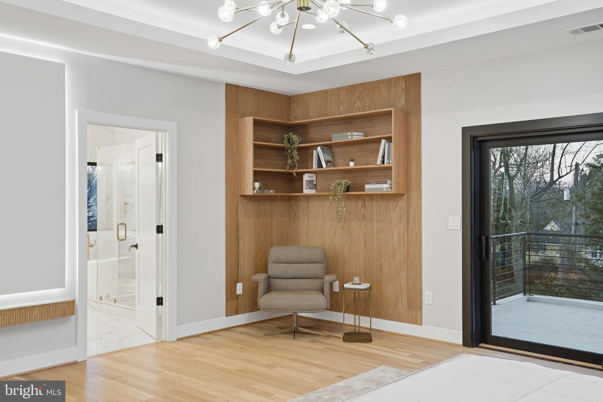1805 Franklin Avenue McLean, VA 22101 - Photo 64 of 96 a living room with a baby crib furniture and a chandelier