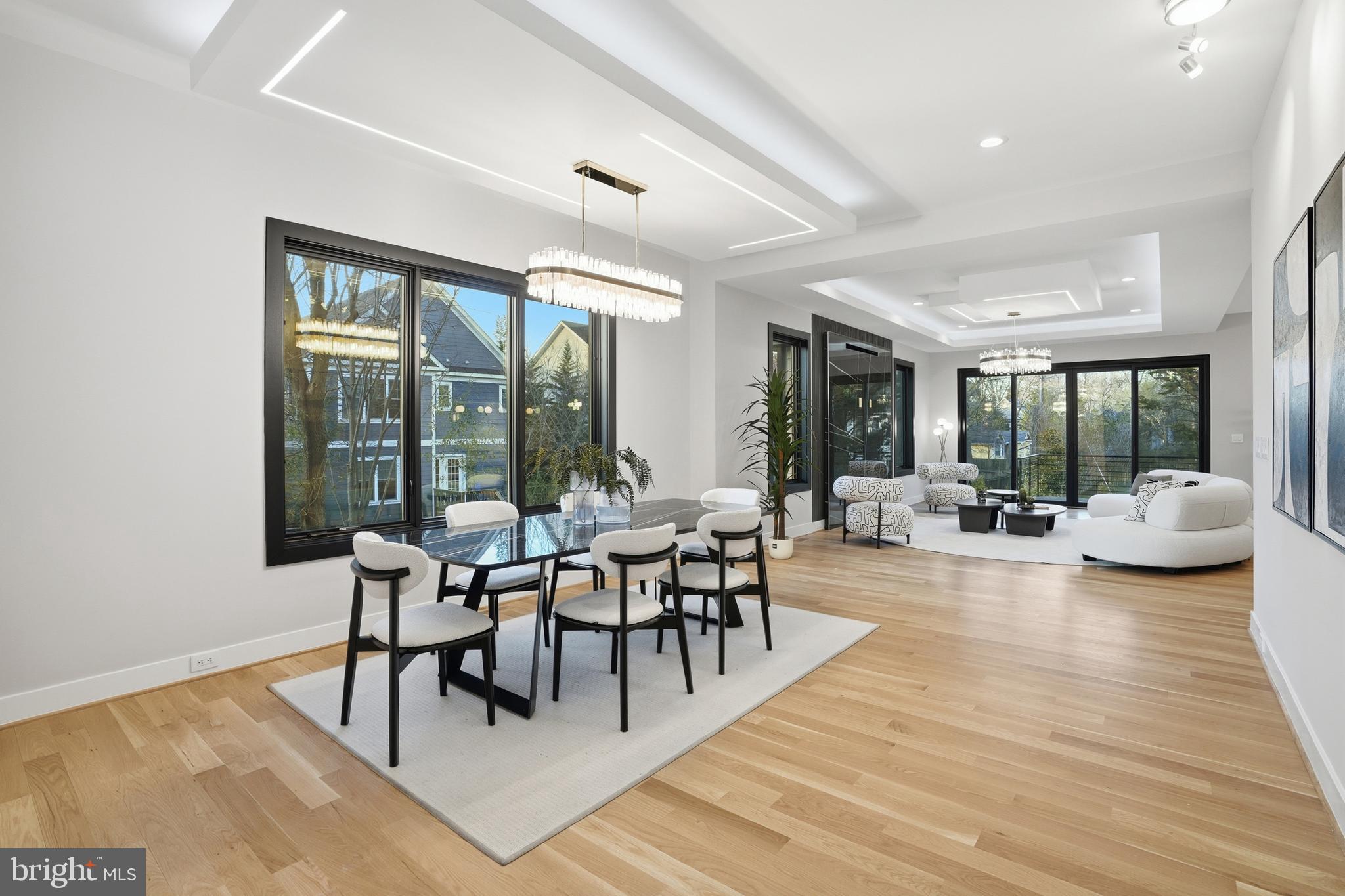 1805 Franklin Avenue McLean, VA 22101 - Photo 10 of 96 a view of a dining room with furniture and wooden floor