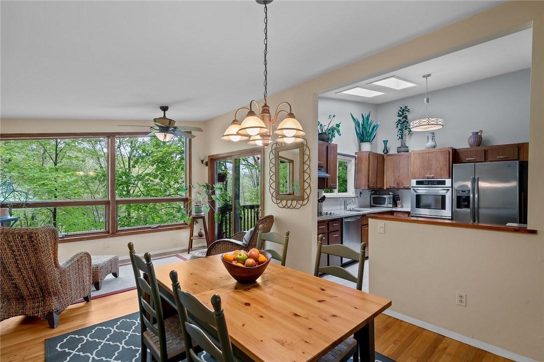 Open Living, dining and entertaining areas