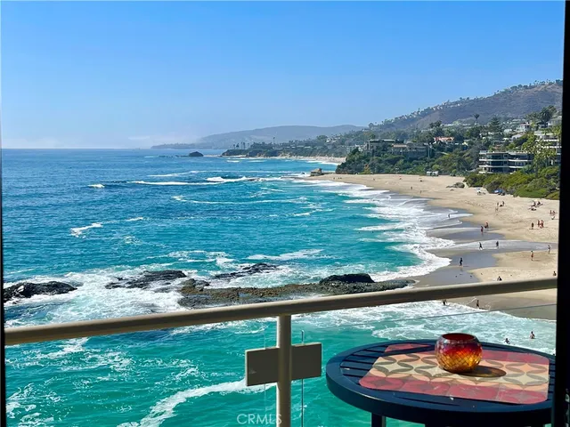 a view of a lake with a outdoor space