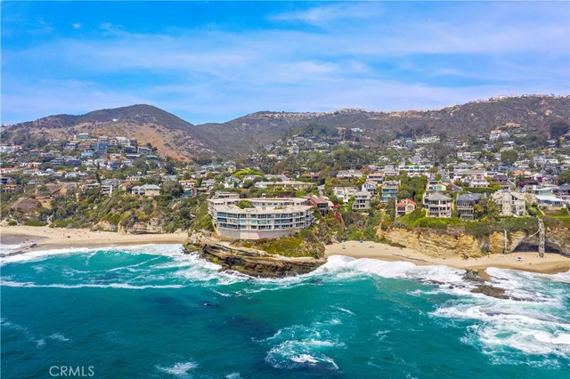 a view of an outdoor space with mountain view