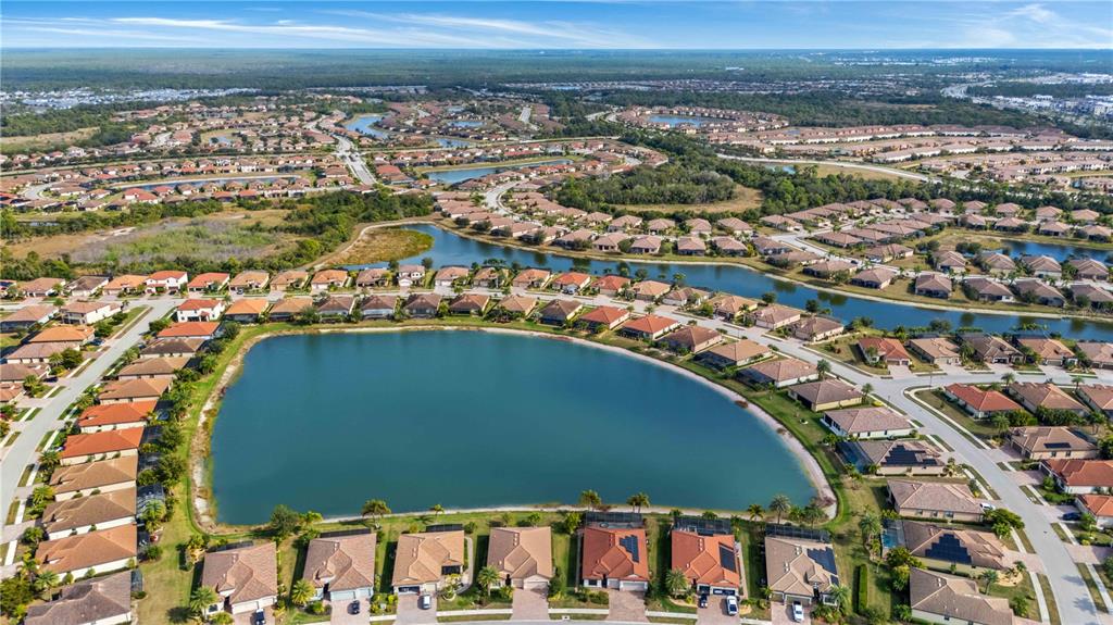 20370 Grazie Place Venice, FL 34293 - Photo 77 of 86 an aerial view of residential houses with outdoor space