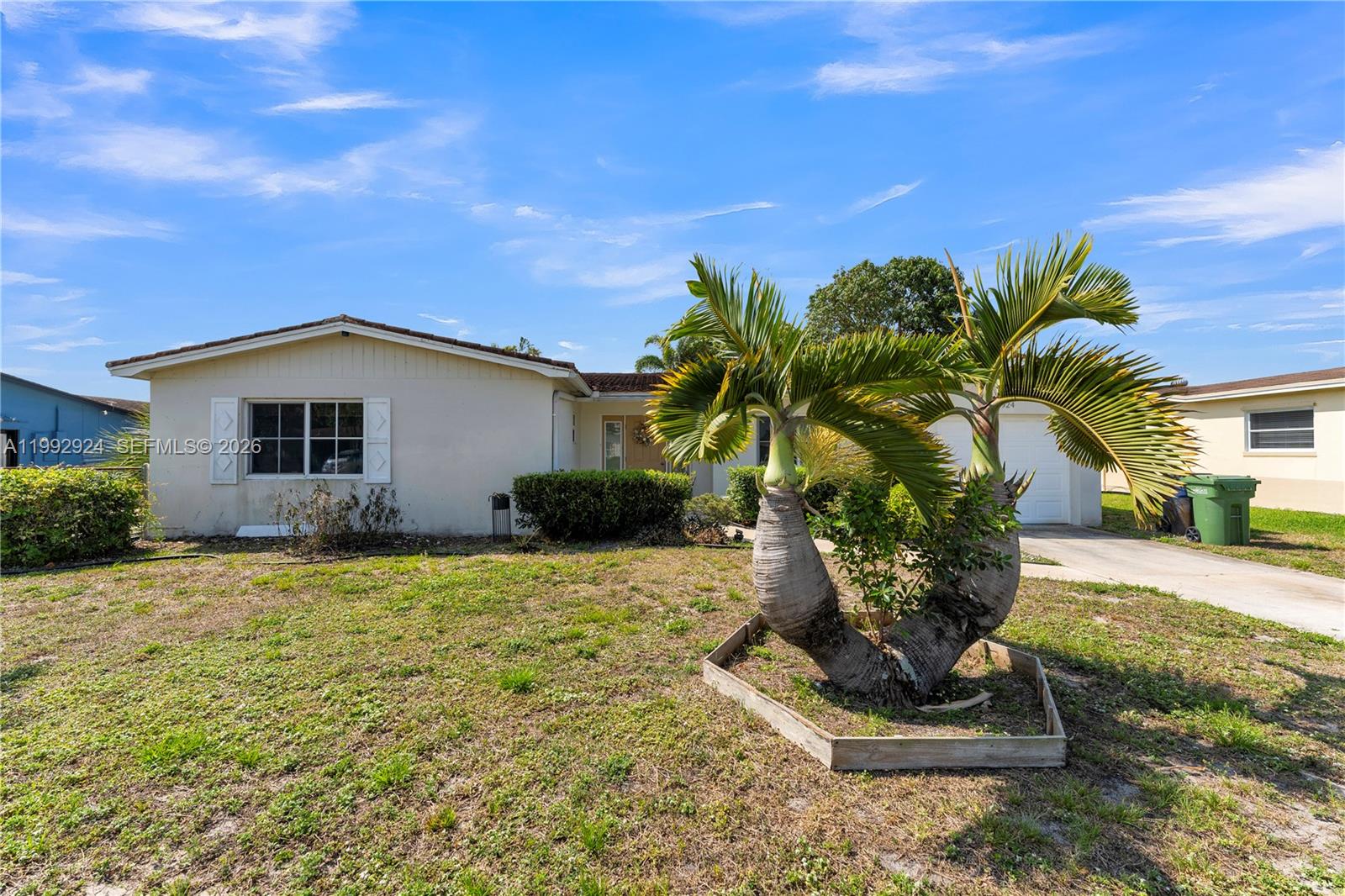 6924 Northwest 8th Court Margate, FL 33063 - Photo 4 of 38 a palm tree sitting in front of a house with a yard