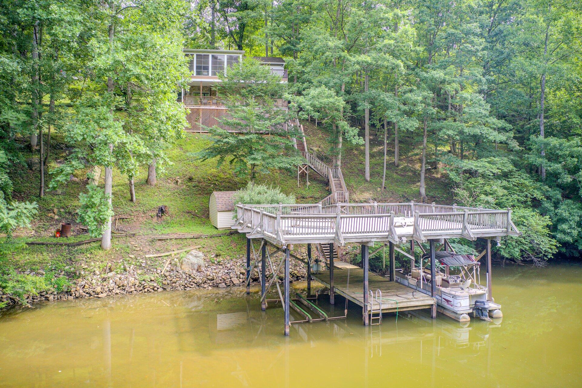 264 Pine Ridge Road Hardy, VA 24101 - Photo 1 of 34 dock/lake