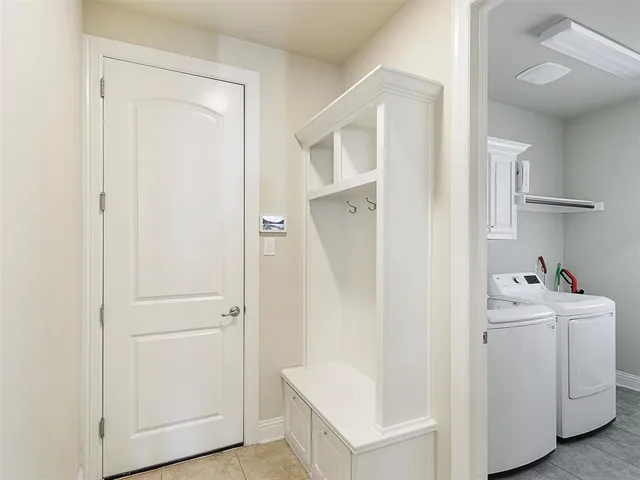 a view of utility room with washer and dryer