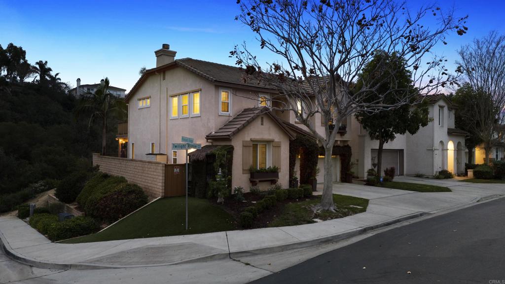 4183 Twilight Ridge San Diego, CA 92130 - Photo 41 of 46 a front view of a house with garden