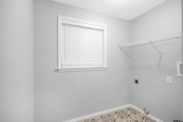 a view of a small space with closet area