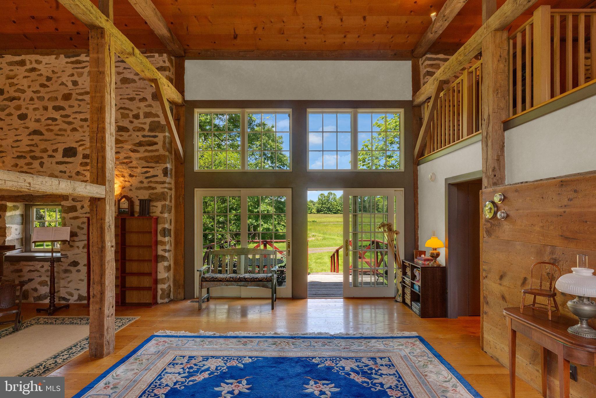 82 Tory Road Pipersville, PA 18947 - Photo 36 of 76 a view of an entryway with a floor to ceiling window
