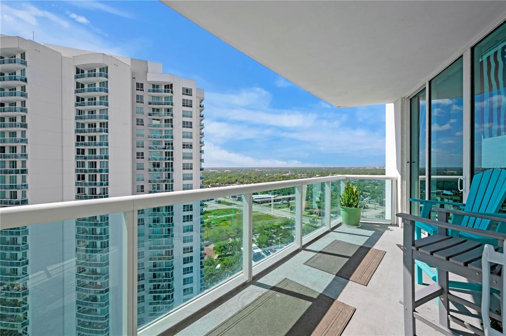 241 Riverside Drive, Unit 1909 Daytona Beach, FL 32117 - Photo 36 of 50 a view of balcony with furniture