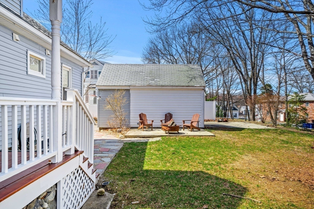 5 Walker Avenue Andover, MA 01810 - Photo 22 of 23 a view of a house with backyard and sitting area