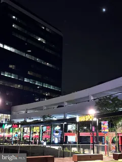 a view of a lake with a car parked from a terrace