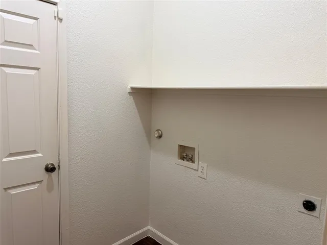 a close view of a refrigerator in kitchen