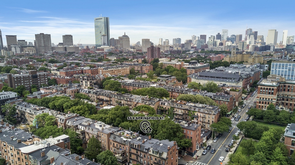 55 East Springfield Street, Unit 2 Boston, MA 02118 - Photo 21 of 22 an aerial view of city