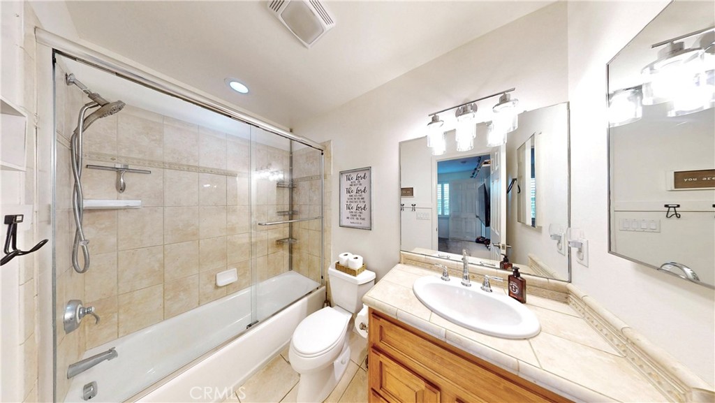 35159 El Dorado Road Lake Elsinore, CA 92530 - Photo 37 of 72 a bathroom with a sink a toilet and shower