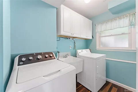 a room with storage and utility