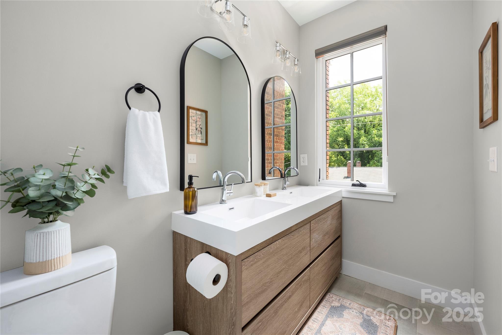 203 Grandin Road, Unit 3 Charlotte, NC 28208 - Photo 21 of 34 a utility room with sink dryer and potted plant