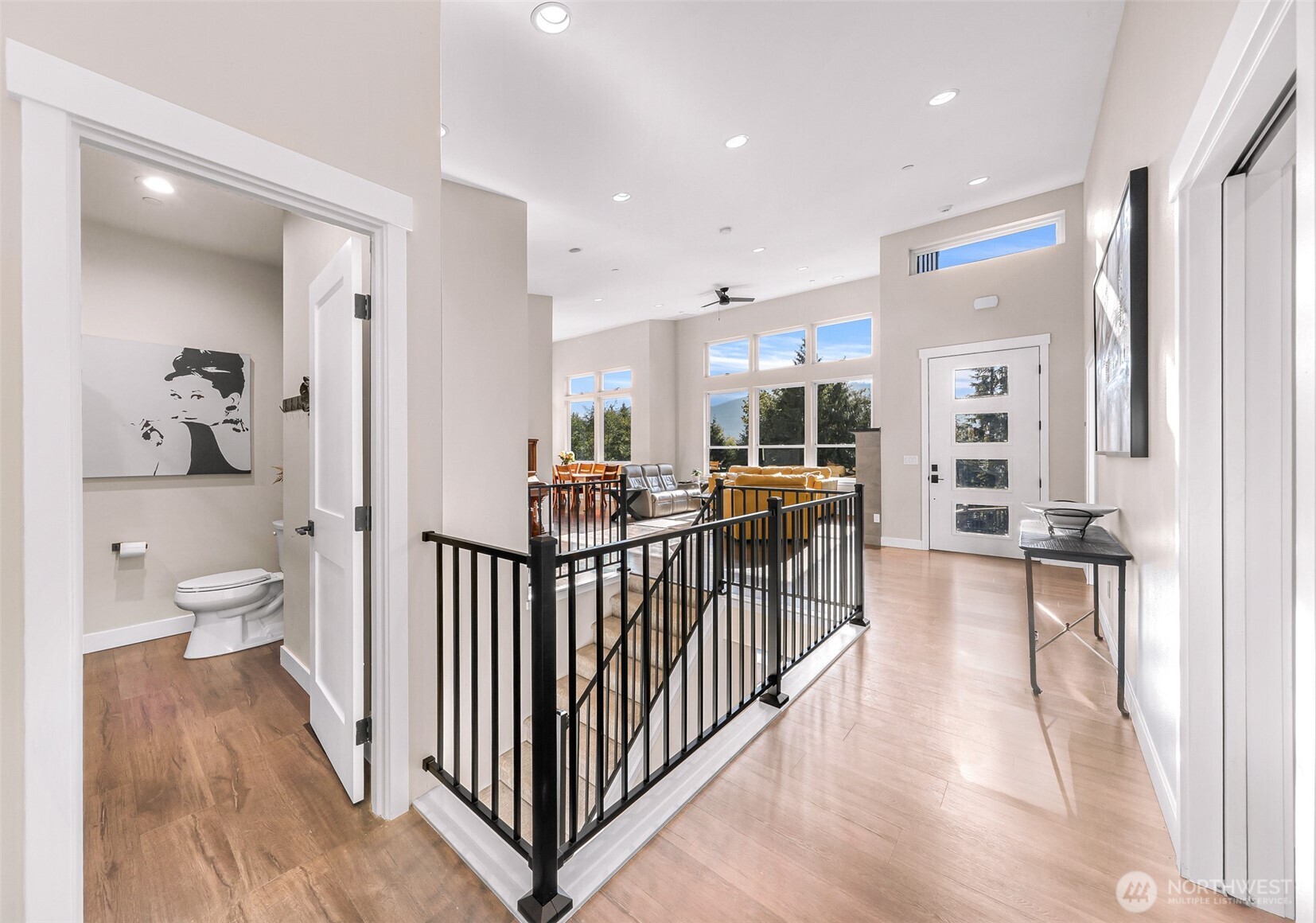 322 Manley Road Bellingham, WA 98229 - Photo 11 of 40 a living room with furniture and a wooden floor