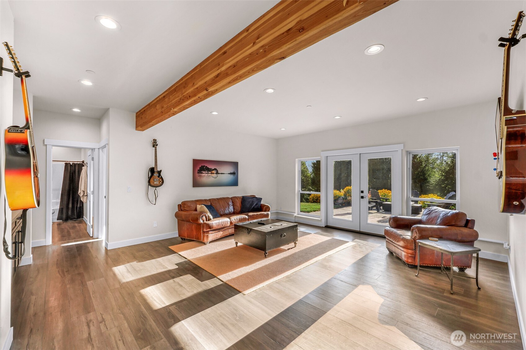 322 Manley Road Bellingham, WA 98229 - Photo 18 of 40 a living room with furniture and a wooden floor