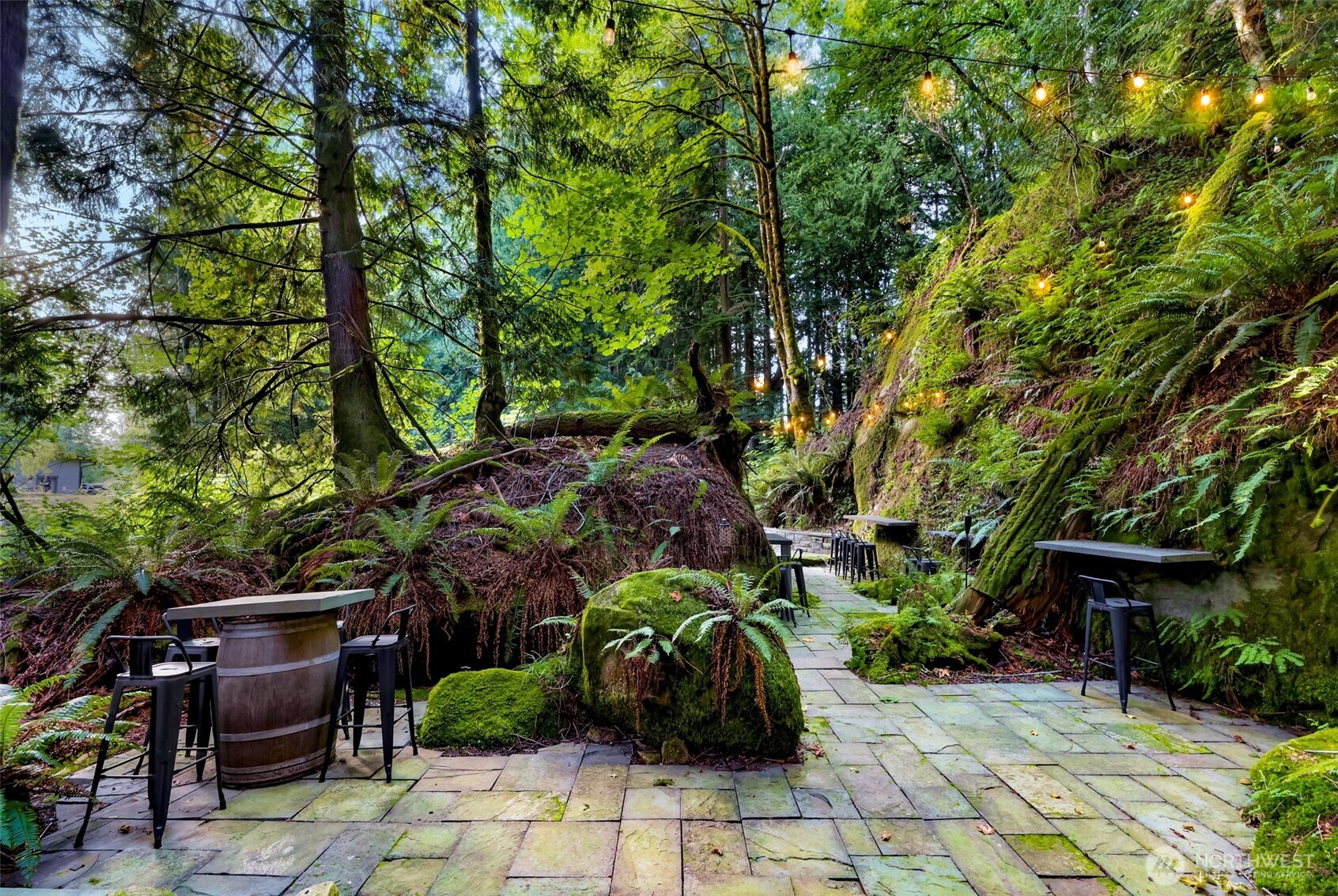 322 Manley Road Bellingham, WA 98229 - Photo 27 of 40 a view of backyard with outdoor seating and plants
