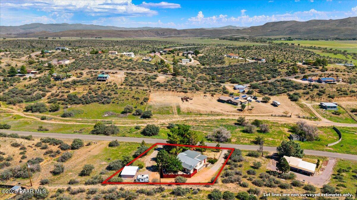 18246 Henry Coe Road Peeples Valley, AZ 86332 - Photo 19 of 20 22-Aerial View S
