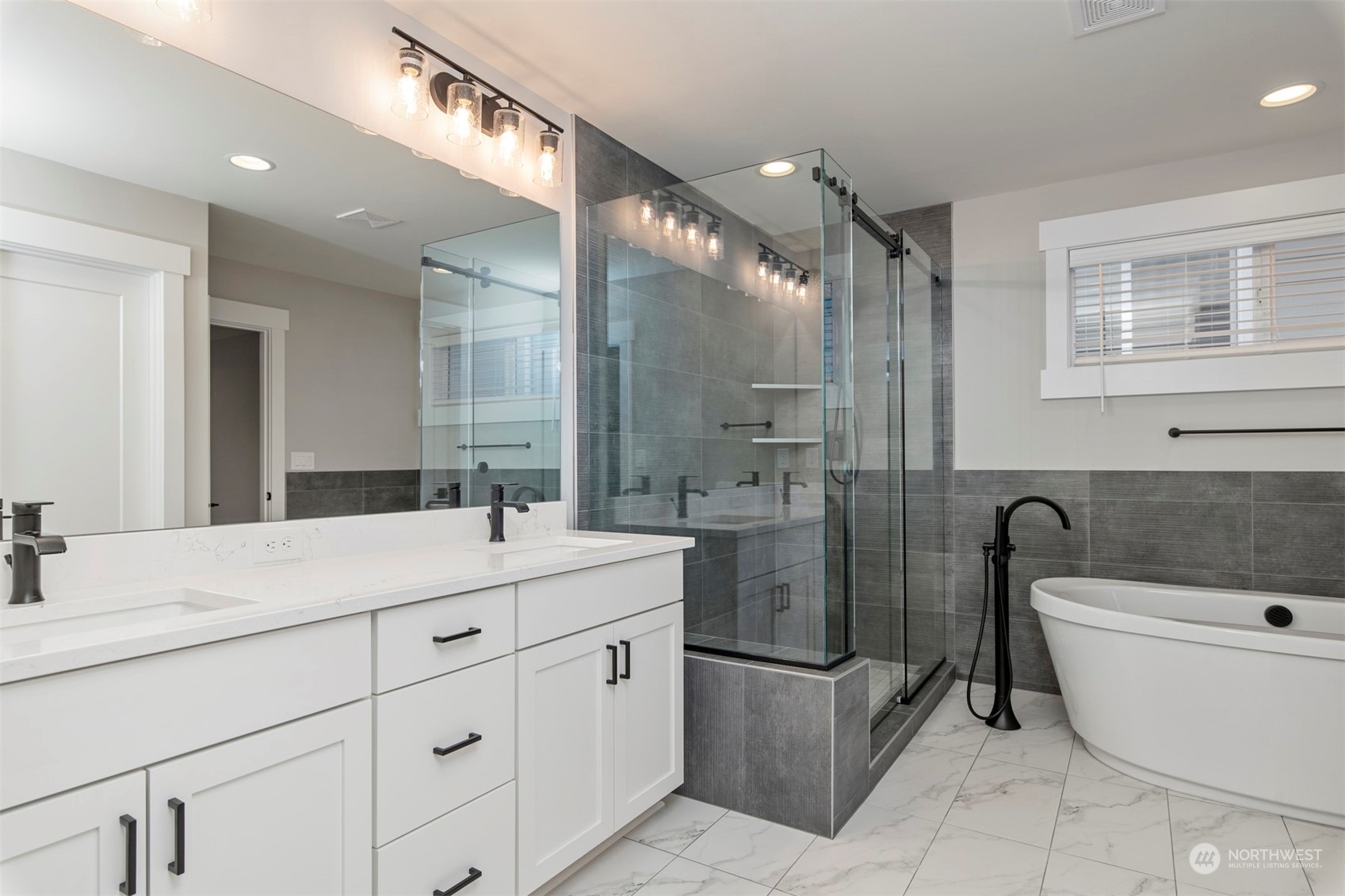 13015 75th Place South Seattle, WA 98178 - Photo 25 of 32 a bathroom with a sink toilet and shower