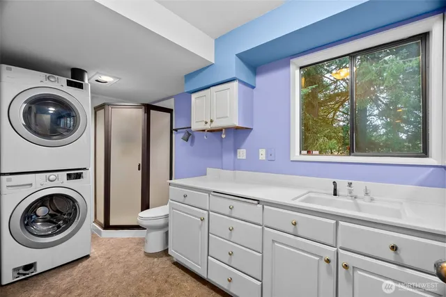 a view of a balcony with wooden floor