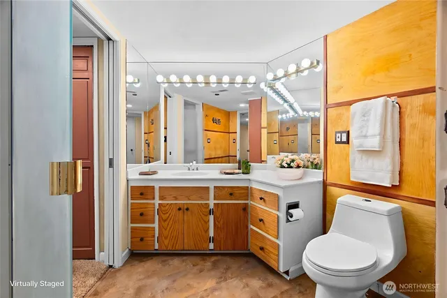 an aerial view of a house with swimming pool yard and outdoor seating