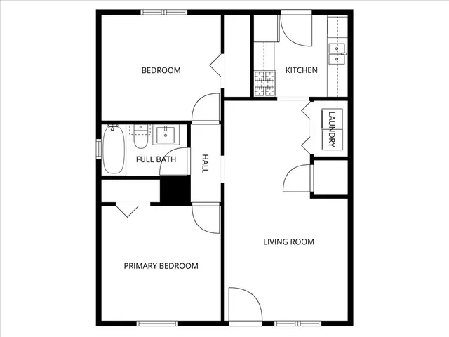 a picture of a floor plan