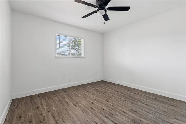 wooden floor in an empty room