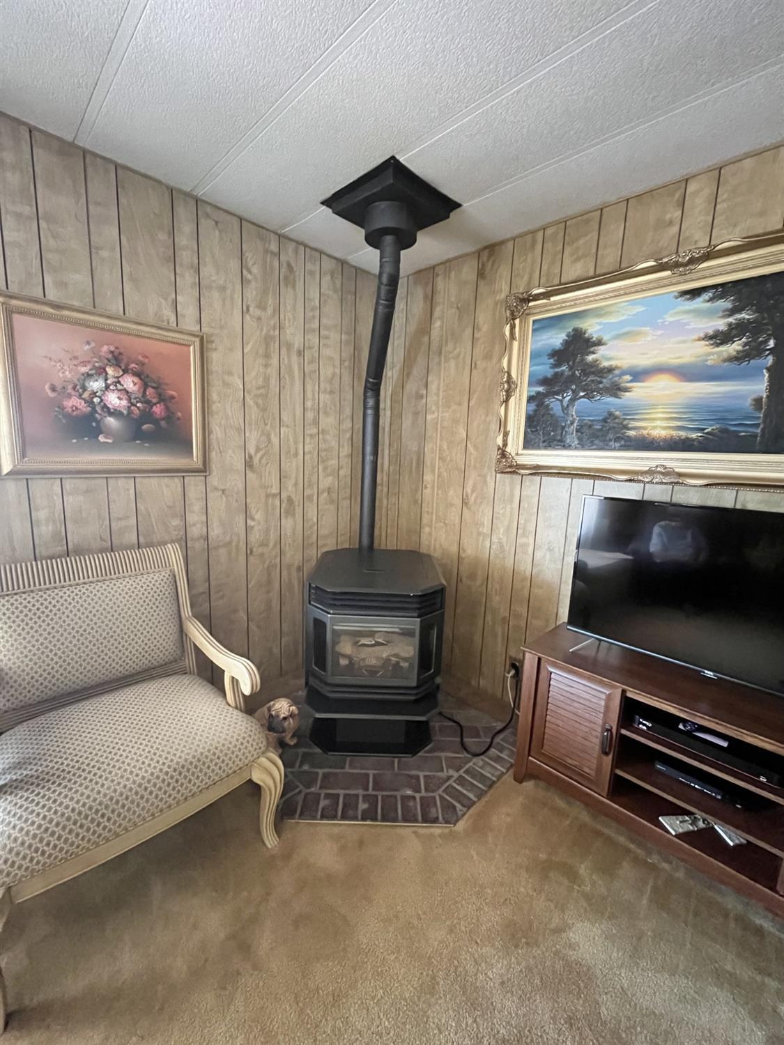 33188 George Smith Road Squaw Valley, CA 93675 - Photo 11 of 43 a living room with furniture and a flat screen tv