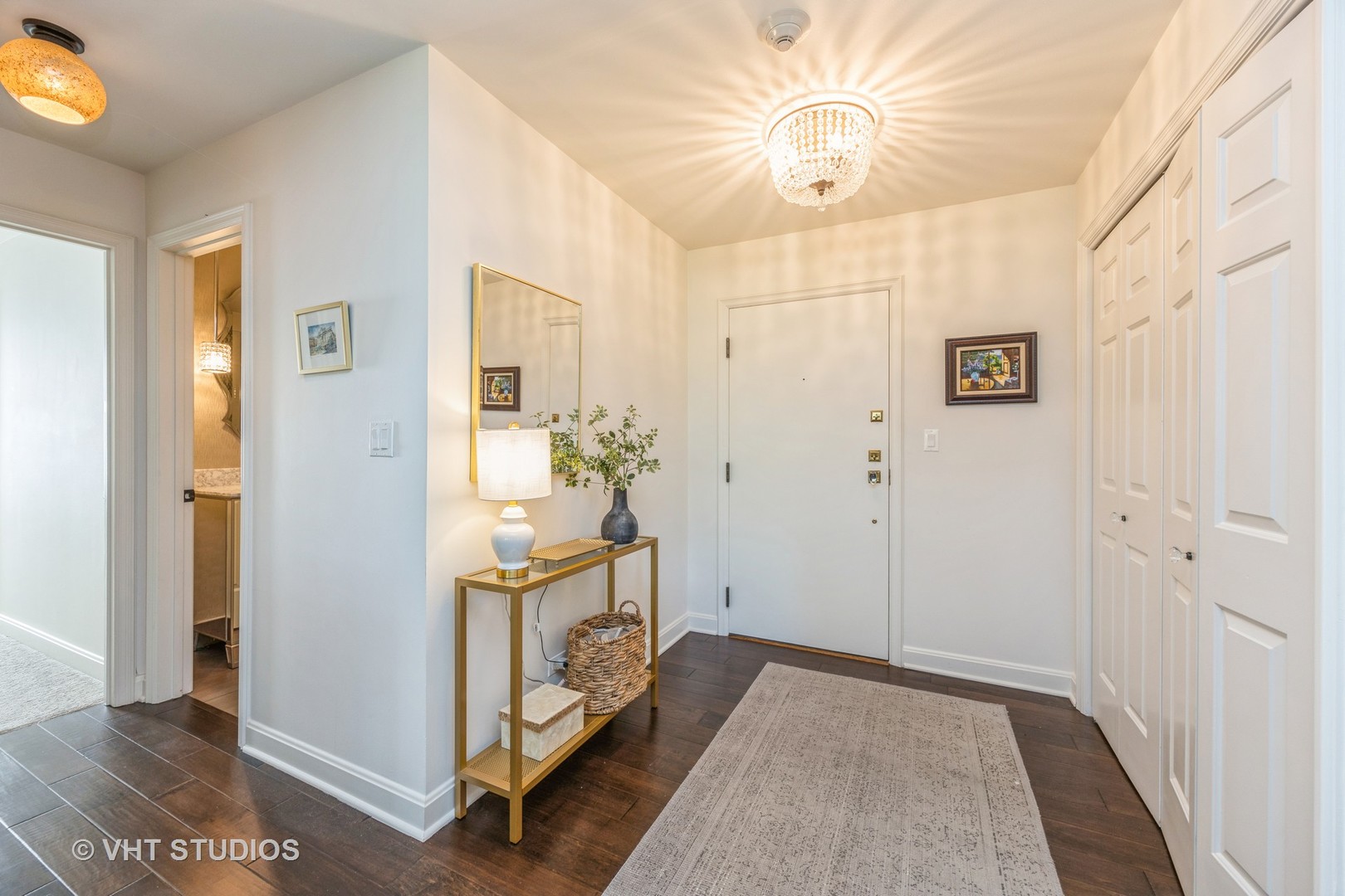 1409 Burr Oak Road, Unit 315A Hinsdale, IL 60521 - Photo 4 of 22 a view of an entryway with wooden floor