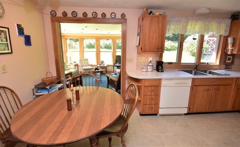 1175 Bay Road Amherst, MA 01002 - Photo 10 of 34 a dining room with furniture a window and wooden floor