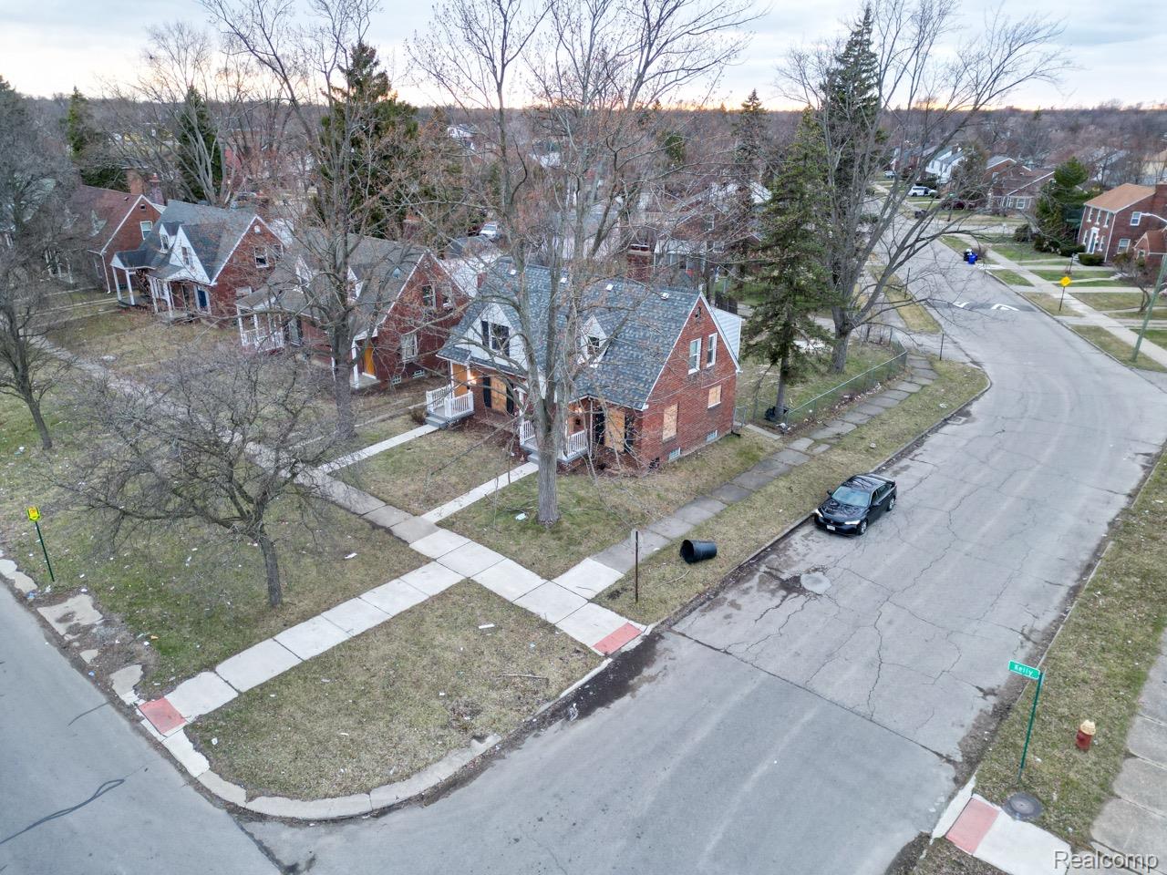 12651-12655 Kelly Road Detroit, MI 48224 - Photo 20 of 21 Aerial view of residential area