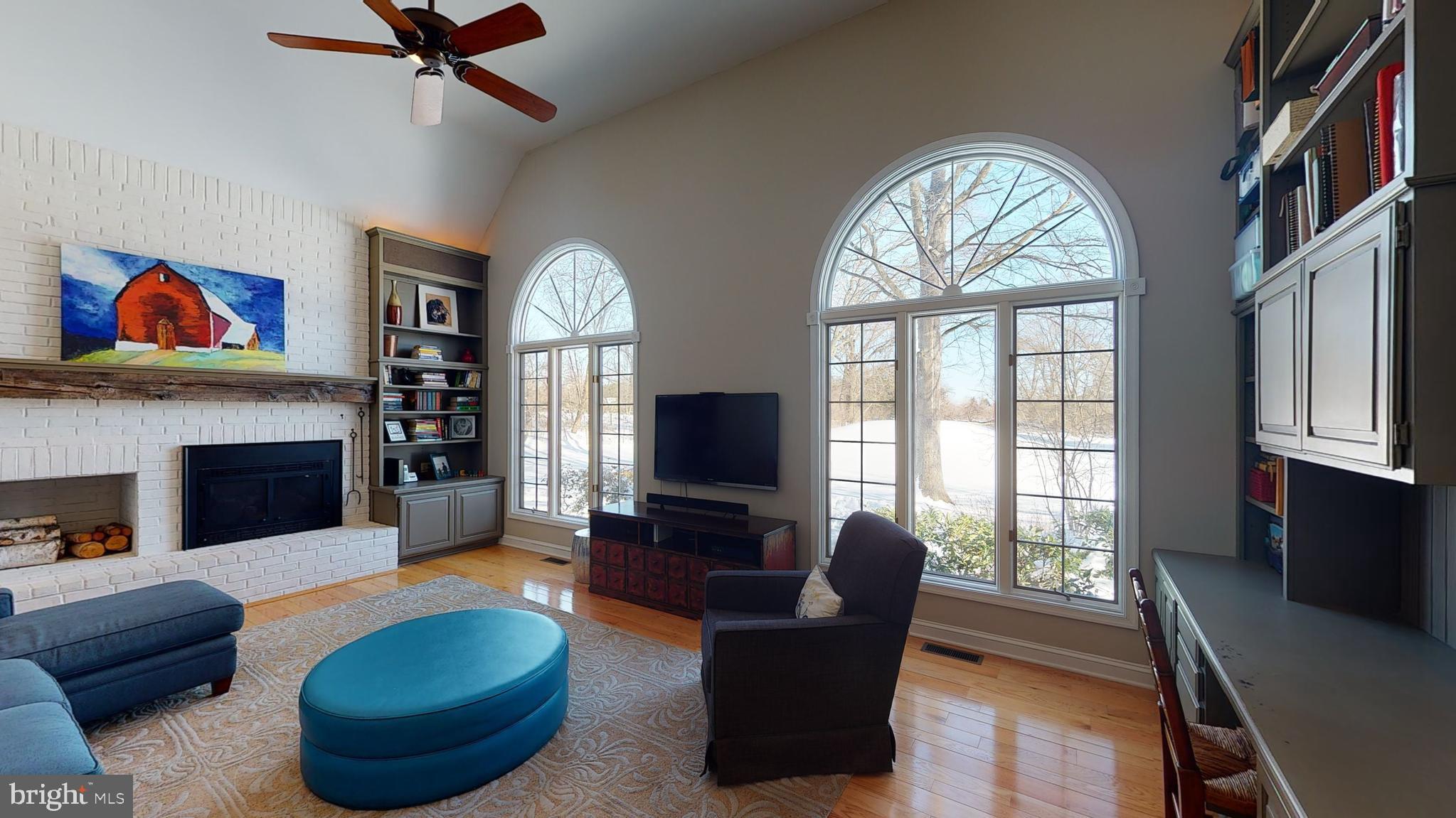 3985 Ruckman Way Doylestown, PA 18902 - Photo 19 of 51 Family room w/wood burning fireplace
